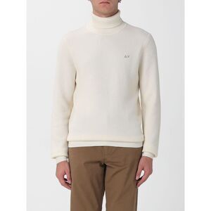 Sun68 Sweater Men Yellow Cream